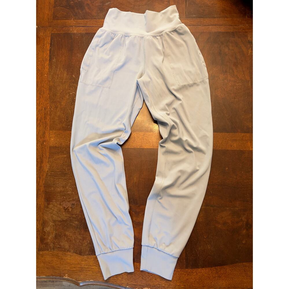 Athleta Salutation Jogger Powervita XS Light Blue Gray Preowned